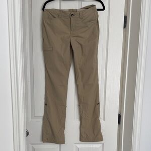 EDDIE BAUER Khaki Travex Horizon Convertible Women's Pants in Tan, Size 4